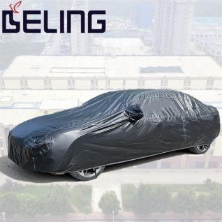 outdoor dustproof scratch resistant 210T single layer uv protection waterproof car cover for all weather