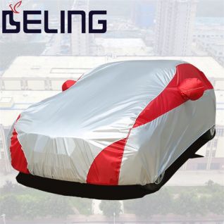 easy carried indoor outdoor red car cover dust proof snow rain protect sedan cover shelter full body cover