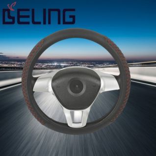 simple white stitching for cars kia steering wheel cover