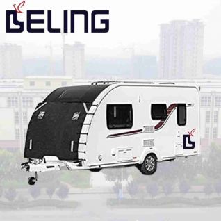 Practical good quality black car sunshade fashionable and popular minimalist design caravan cover