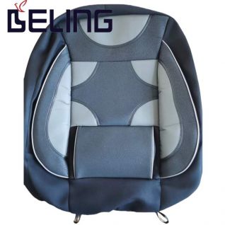 Universal car seat cover with Lumbar pillow embossing Color blocking 