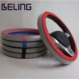 Diamond car steering wheel cover universal fashion car steering wheel cover